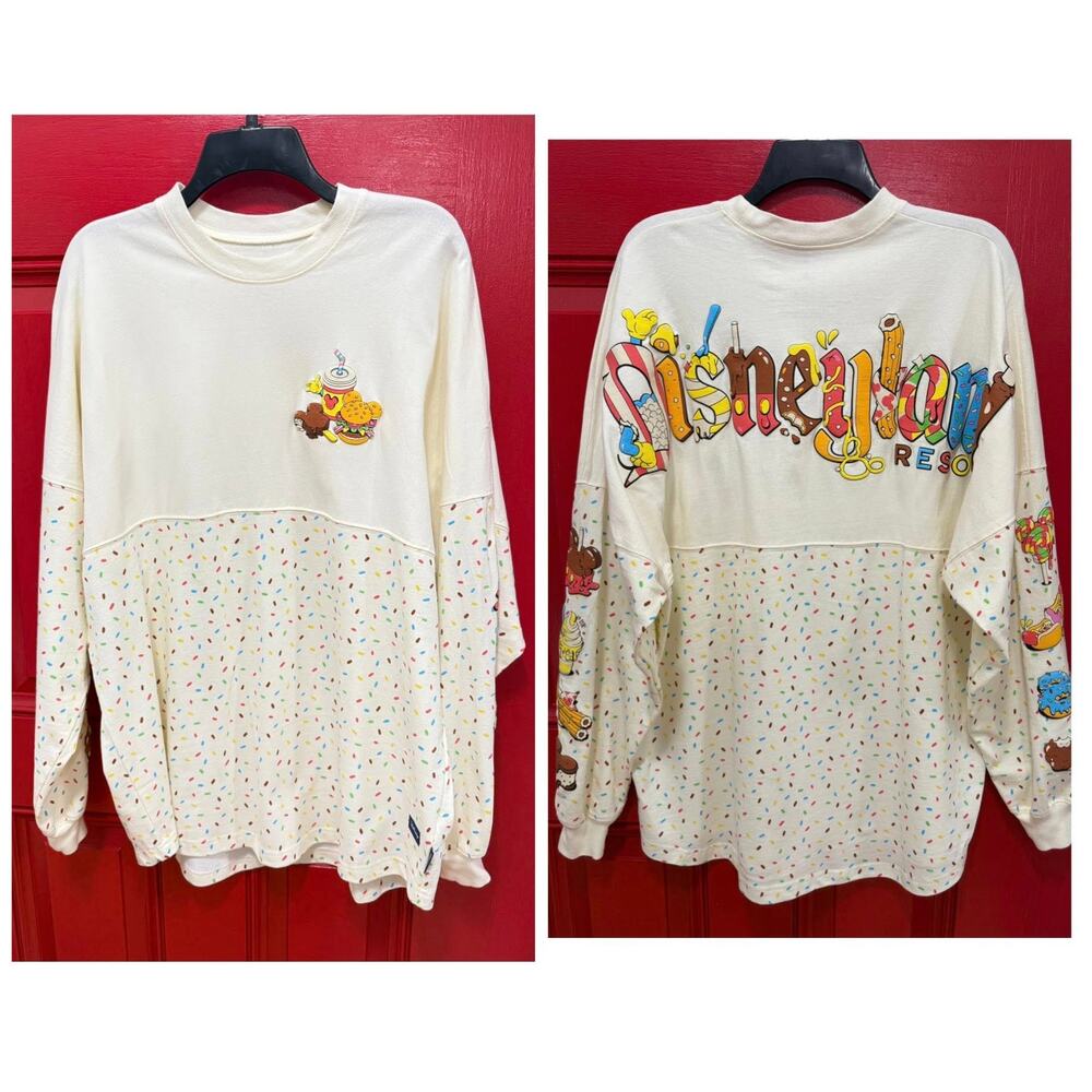 *FLAW* Disney Parks Adult Size L Disneyland Disney Eats 2024 Spirit Jersey Top